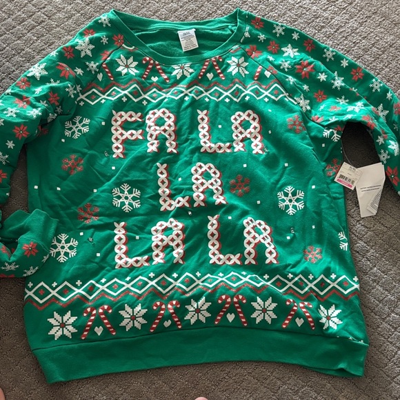 Freeze Green Holiday Sweatshirt - Picture 1 of 5